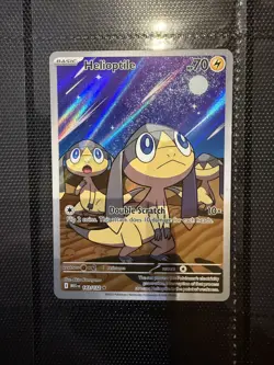 Pokemon TCG Helioptile 143/132 Ultra Rare Mega Evolution Holo Full Art Mint Card - Image 1