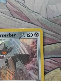 Pokemon Card Galarian Perrserker 128/202 Rare Holo Sword & Shield LP - Image 3