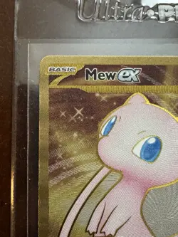 Mew EX Metal Gold 205/165 Pokemon TCG Scarlet & Violet 151 Promo Card NM - Image 2