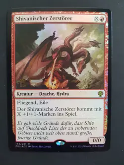 FOIL Shivan Devastator, Promo, Magic Mtg Card Collection, Karten Sammlung - Image 1