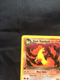 Pokemon Cards: Team Rocket 1st Edition Uncommon: Dark Rapidash 44/82 - Image 2