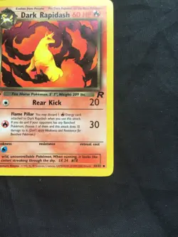 Pokemon Cards: Team Rocket 1st Edition Uncommon: Dark Rapidash 44/82 - Image 4