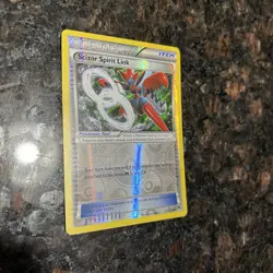 Scizor Spirit Link 111/122 Reverse Holo Breakpoint Pokemon Trading Card Game NM - Image 3