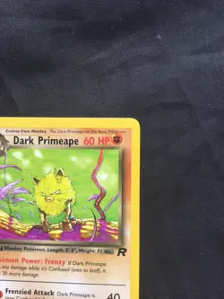 Pokemon Cards: Team Rocket 1st Edition Uncommon: Dark Primeape 43/82 - Image 3