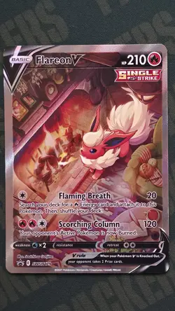Flareon V SWSH179 SWSH: Sword & Shield Promo Cards Holo - Image 3