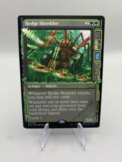 MTG Duskmourn - Hedge Shredder - Showcase Regular - Image 1