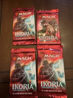 Ikoria - 4 Booster Packs - Sealed New - MTG - Magic The Gathering - Image 1