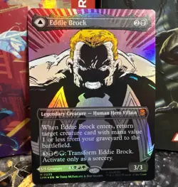 Eddie Brock / Venom Lethal Protector Mythic Borderless Magic The Gathering - Image 1