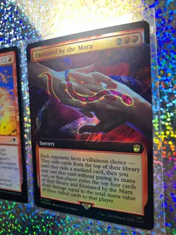 MTG Foil: Rare 0384 Ensnared by the Mara (Extended Art); 150/302 Kami's Flare - Image 3