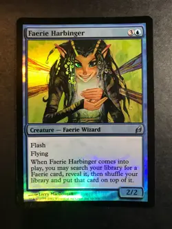 Faerie Harbinger Foil - Lorwyn - MTG Magic the Gathering LP/MP - Image 1
