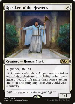 Speaker of the Heavens Foil - Core Set 2021 MTG-MP - Image 1