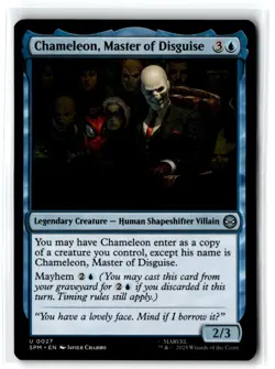2025 Marvel's Spider-Man Chameleon, Master of Disguise Expansion/Uncommon #27 - Image 1