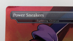 Power Sneakers (2099) SLD Lightning Greaves, Secret Lair, Sonic, Foil, Damage LP - Image 2