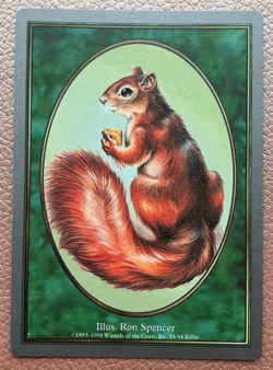 Squirrel token from Unglued MTG Magic the gathering - Image 1