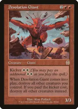 1x Desolation Giant - Apocalypse - NM - Asian - OOP MTG - Image 3