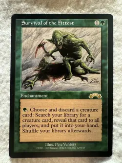 MTG - Survival of the Fittest - Exodus - NM - Free Shipping! - Image 1