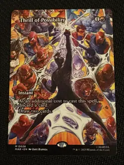 Thrill of Possibility (Borderless) (0028) (Mythic) - Marvel's Spider-Man - M/NM - Image 1