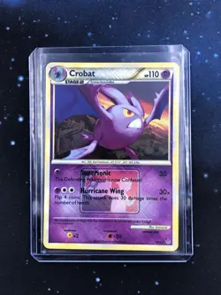 Pokemon Crobat REVERSE HOLO League Promo Card 14/95 Cross Hatch HGSS Very Rare - Image 1