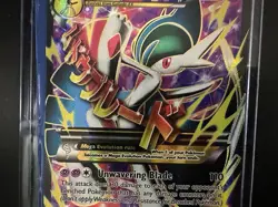 Mega Gallade EX Full Art 100/108 Pokemon Card Roaring Skies Near Mint Minus NM- - Image 3