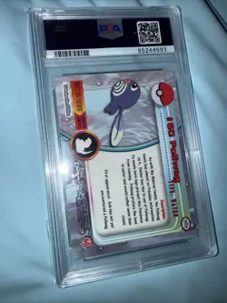 2000 TOPPS CHROME POKEMON T.V. #60 POLIWAG PSA 7 - Image 3