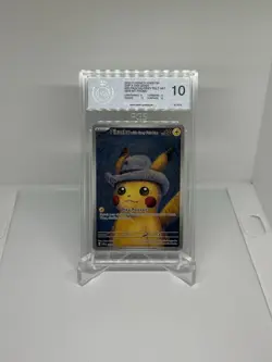 Pokemon PGS 10 Pikachu With Grey Felt Hat Van Gogh English 2023 Promo PSA BGS - Image 1