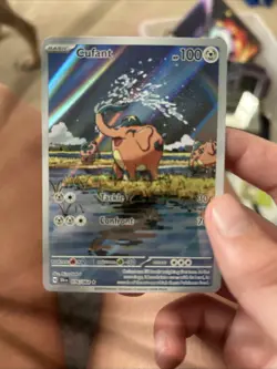Pokemon TCG Cufant Holo Illustration Rare Full Art Shrouded Fable 076/064 - Image 1