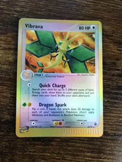 Vibrava 22/97 EX Dragon Reverse Holo Rare 2003 Pokemon - Image 1