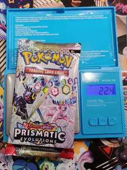 VERY HEAVY!! 🔥 22.4g Pokemon TCG Prismatic Evolutions Booster Pack - God PackUU - Image 1