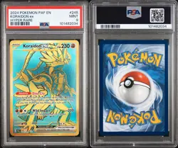 2024 Pokemon Koraidon ex 245/091 Sv: Paldean Fates Holo PSA 9 Mint - Image 3