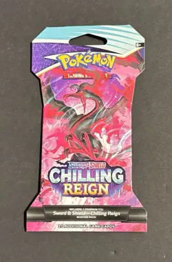 Pokemon TCG - Sword & Shield Chilling Reign Sleeved Booster Pack x4 - Image 3