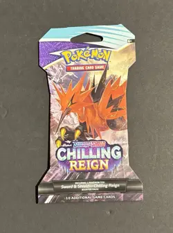 Pokemon TCG - Sword & Shield Chilling Reign Sleeved Booster Pack x4 - Image 4