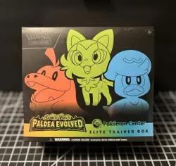 Pokemon TCG - Paldea Evolved Pokemon Center Elite Trainer Box ETB 820650853678 - Image 1