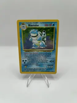 Pokemon TCG Blastoise 2/102 Holo Rare Base Set - MP - Image 1