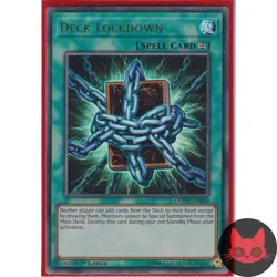 Yugioh Deck Lockdown DUOV-EN090 Ultra Rare 1st Edition NM - Image 1