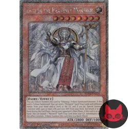 Yugioh Ehther the Heavenly Monarch RA04-EN018 Platinum Secret Rare 1st Ed NM - Image 1