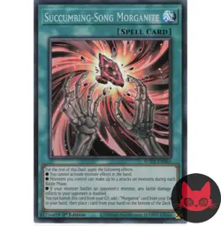 Yugioh Succumbing-Song Morganite ROTA-EN065 Super Rare 1st Edition NM - Image 1