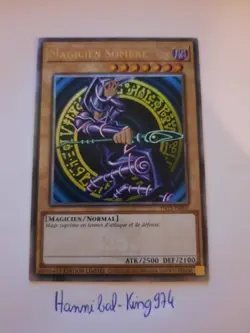Yu-Gi-Oh ! Magicien Sombre TN23-FR001 QUARTER CENTURY RARE FRANCAISE !!! - Image 1