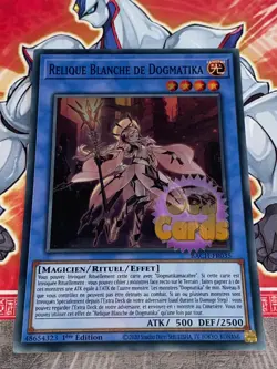 Carte YU GI OH RELIQUE BLANCHE DE DOGMATIKA BACH-FR035 - Image 1