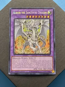 Albion The Sanctifire Dragon | MP24-EN082 | Prismatic Secret Rare | NM | YuGiOh! - Image 1