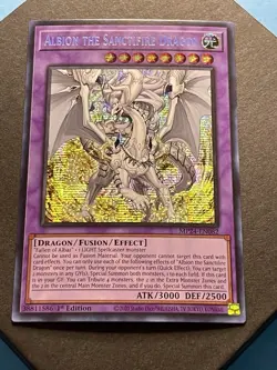 Albion The Sanctifire Dragon | MP24-EN082 | Prismatic Secret Rare | NM | YuGiOh! - Image 3