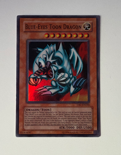 YuGiOh Blue-Eyes Toon Dragon - DB1-EN066 Super Rare NM - Image 1