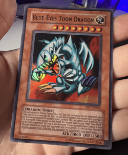 YuGiOh Blue-Eyes Toon Dragon - DB1-EN066 Super Rare NM - Image 2
