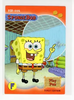 SpongeBob DSD-005 Aquatic Amigos SpongeBob SquarePants Card (LB2) - Image 1