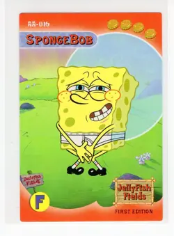 SpongeBob AA-016 Aquatic Amigos SpongeBob SquarePants Card (LB2) - Image 1