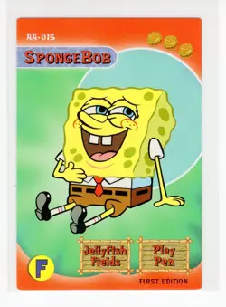 SpongeBob AA-015 Aquatic Amigos SpongeBob SquarePants Card (LB2) - Image 1