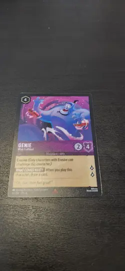 Disney Lorcana TCG Genie Wish Fulfilled Card 53/204 Azurite Sea Regular Rare - Image 2