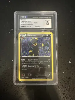 Umbreon BW93 Holo Black Star Promo CGC 8 Pokemon Card - Image 1