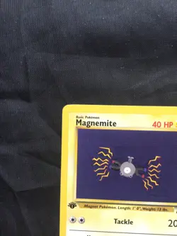 Pokemon Cards: Team Rocket 1st Edition Common: Magnemite 60/82 - Image 2