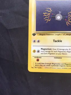Pokemon Cards: Team Rocket 1st Edition Common: Magnemite 60/82 - Image 5