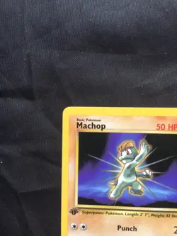 Pokemon Cards: Team Rocket 1st Edition Common: Machop 59/82 - Image 2